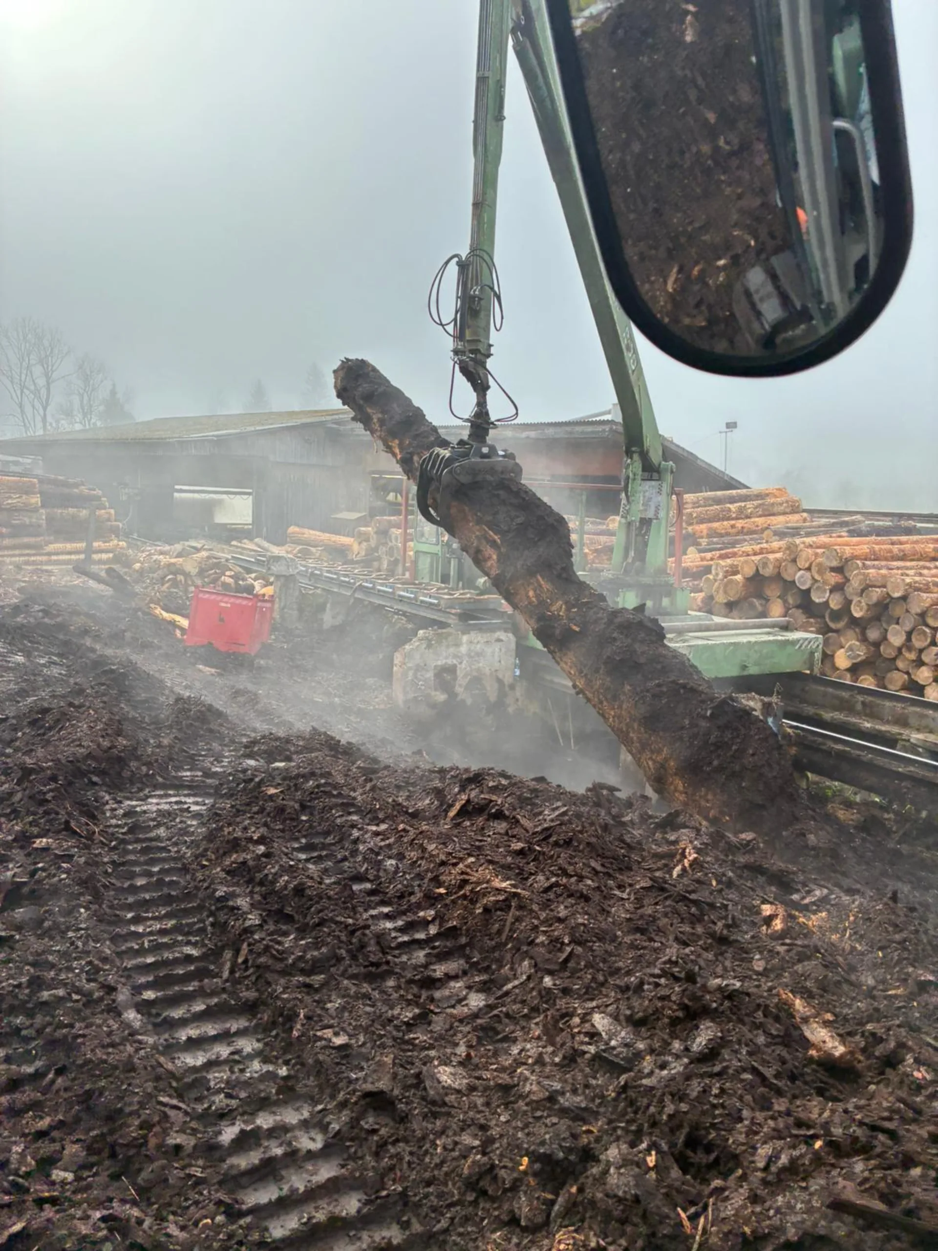 Rundholzkran Egli Holz