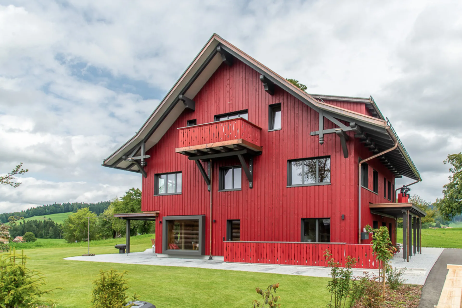 Neubau Buero Wohnhaus Baeretswil 16 484 Aussenfotos 09