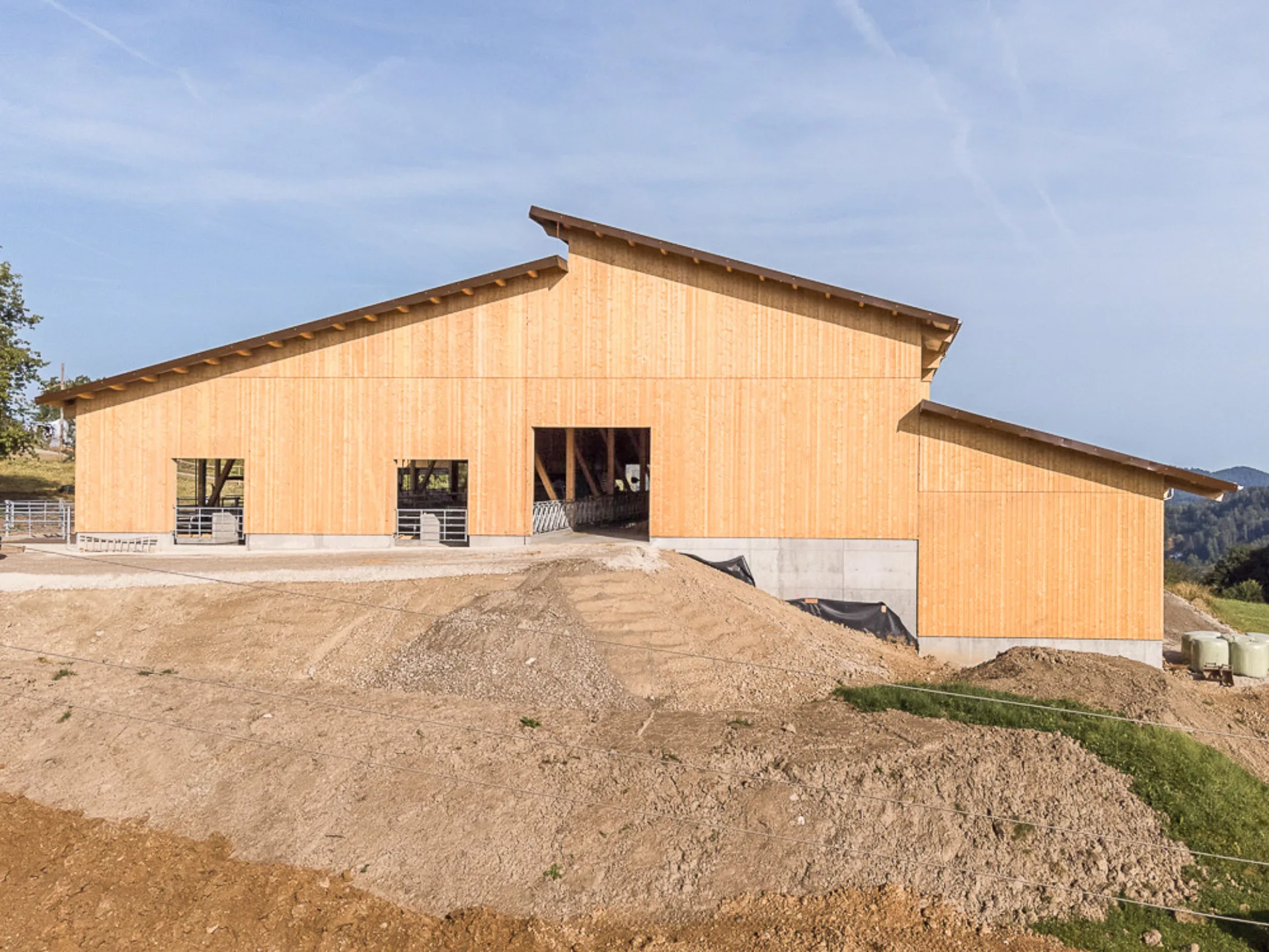 Neubau Stall, Kleintierstall, Bauma