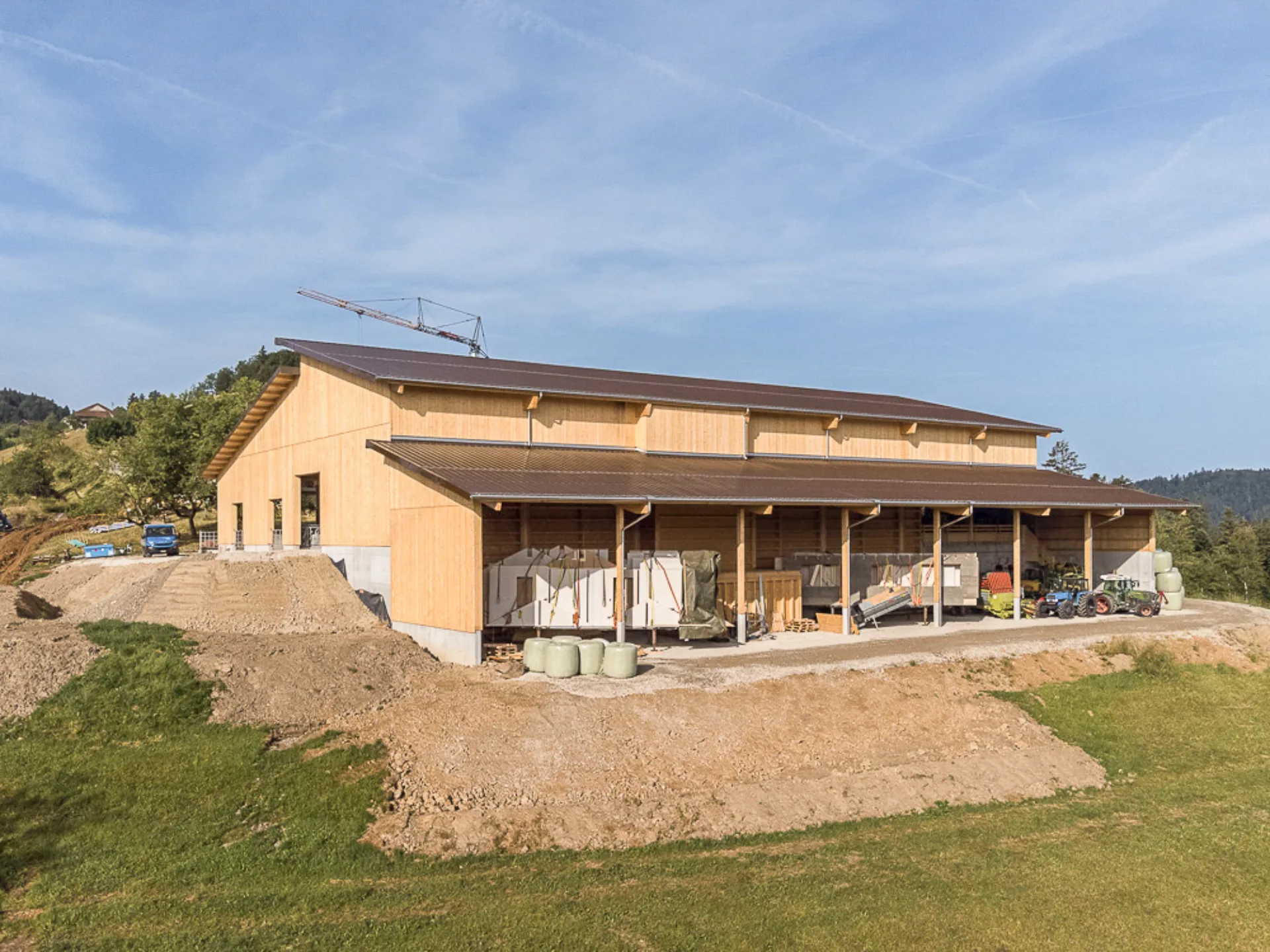 Neubau Stall, Kleintierstall, Bauma
