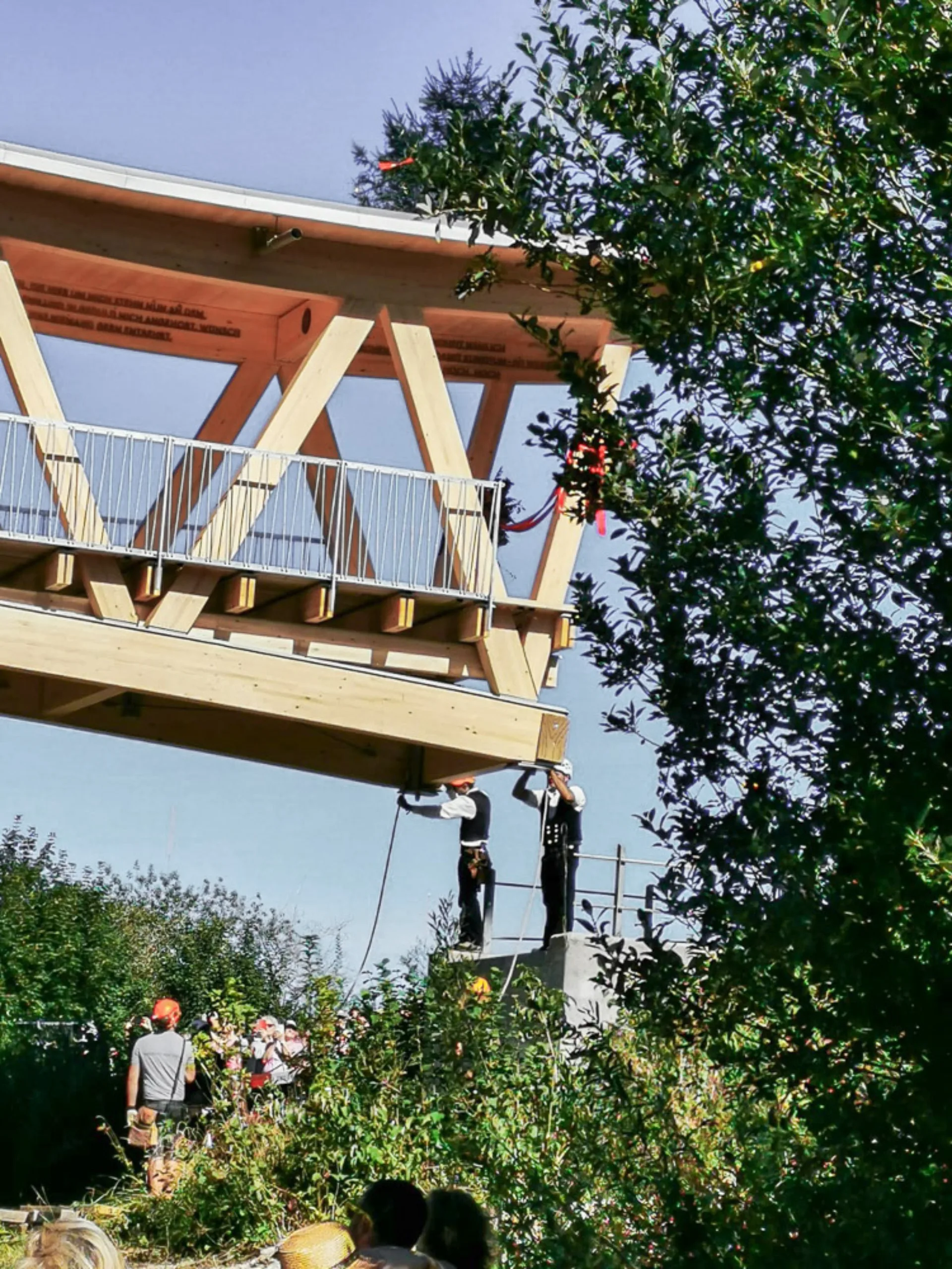 Spezialbaute Holzbruecke, Saland